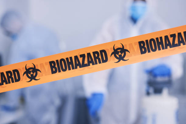 Professional Drug Lab Cleanup technician working in Everett, MA